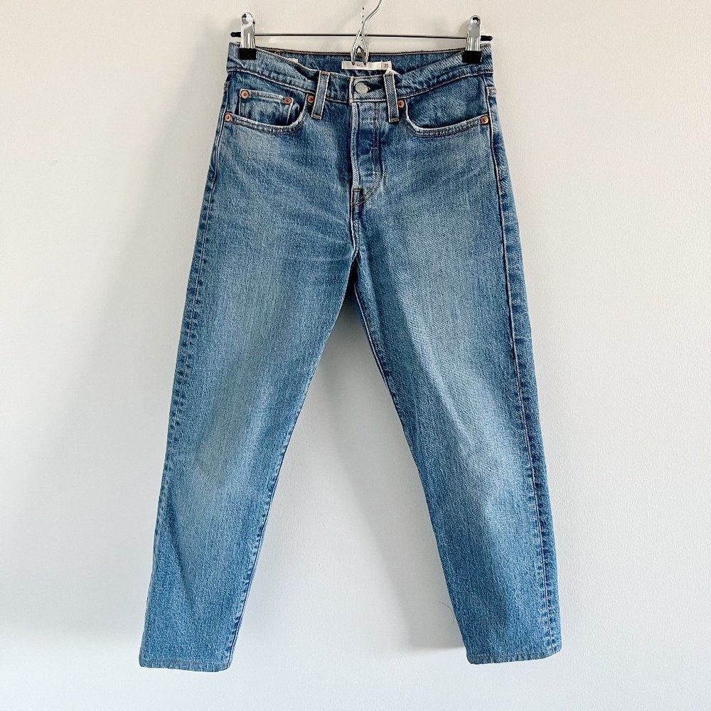 Levi's Wedgie High Rise Jeans 25 Blue